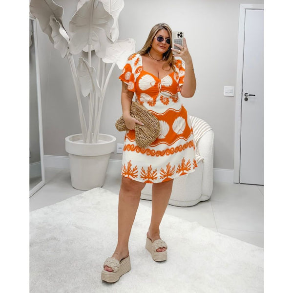 Vestido Conchas Plus Size