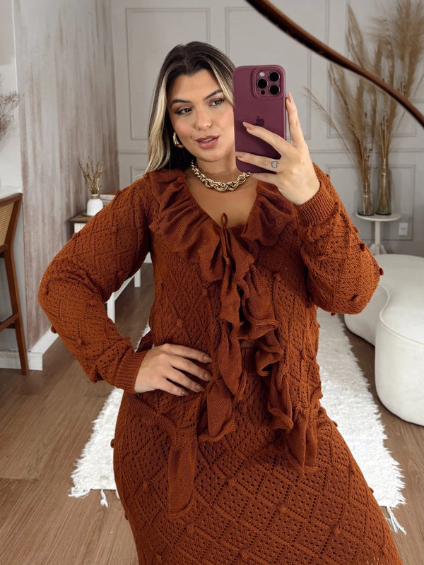 Vestido Isa Lima Tricot