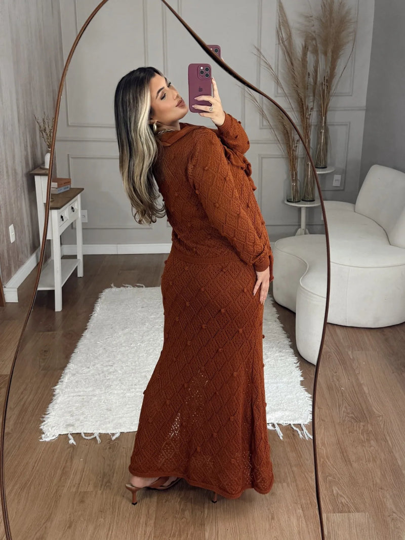 Vestido Isa Lima Tricot